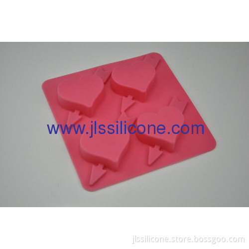 Sweet Heart Shaped Silicone Ice Maker Molds 